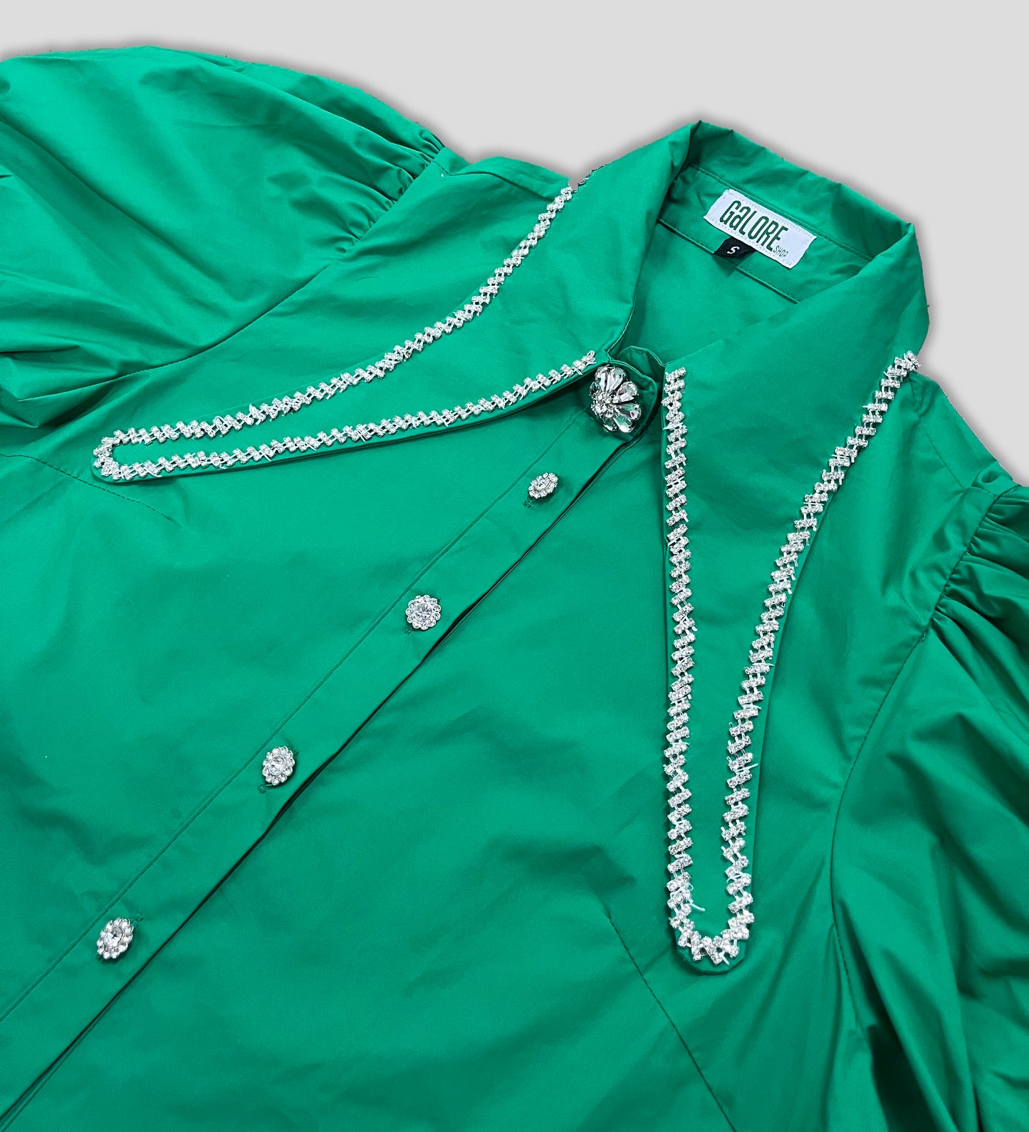 Kelly Green Blouse